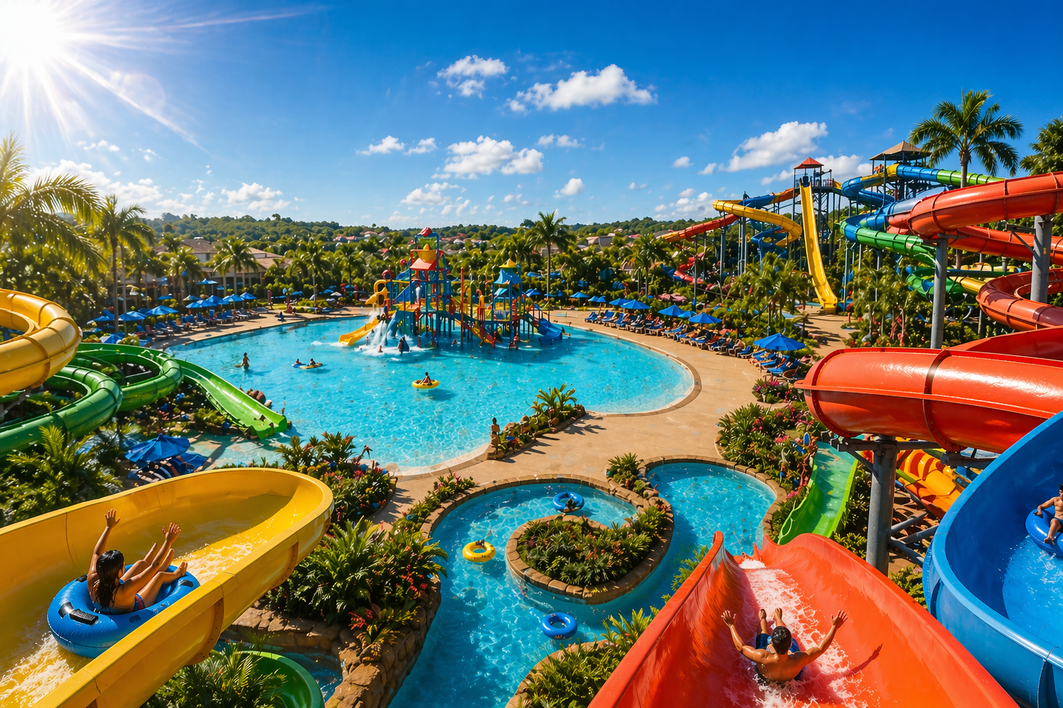Piscina parque aquático